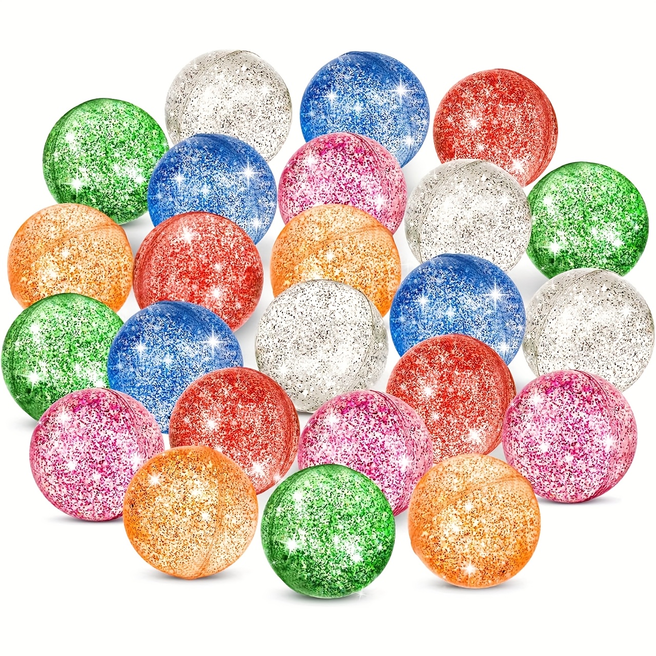 10-20pcs 32mm Glitter Bounce B - Kids Toys 10 Year Old ulasan dan harga