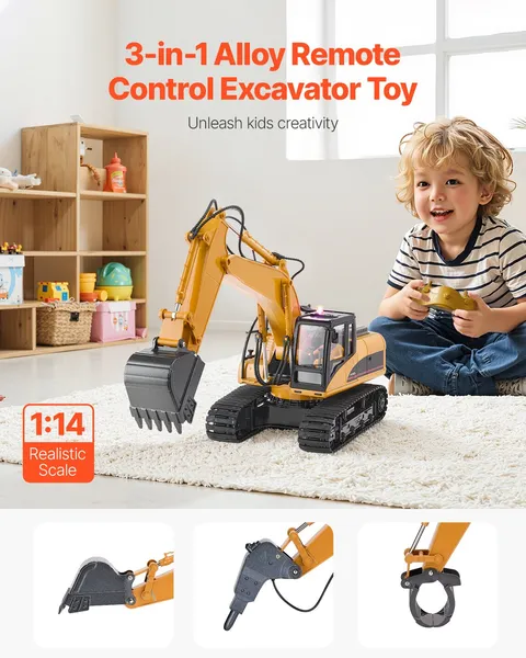 Remote Control Excavator Toy 1 - Kids' Toy ulasan dan harga