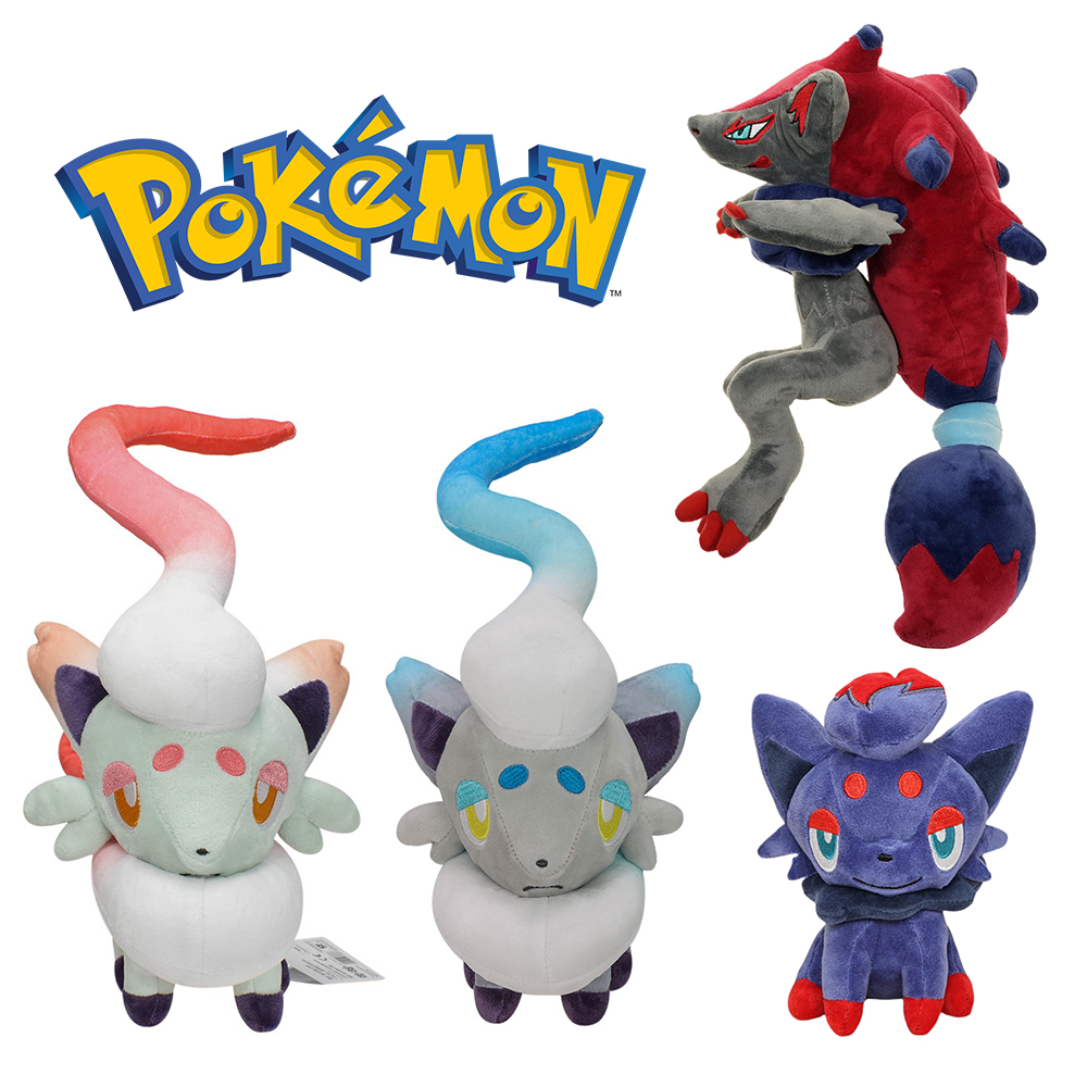 Pokemon Plush Zorua Evolution  - Kids Toys Cartoon Images ulasan dan harga