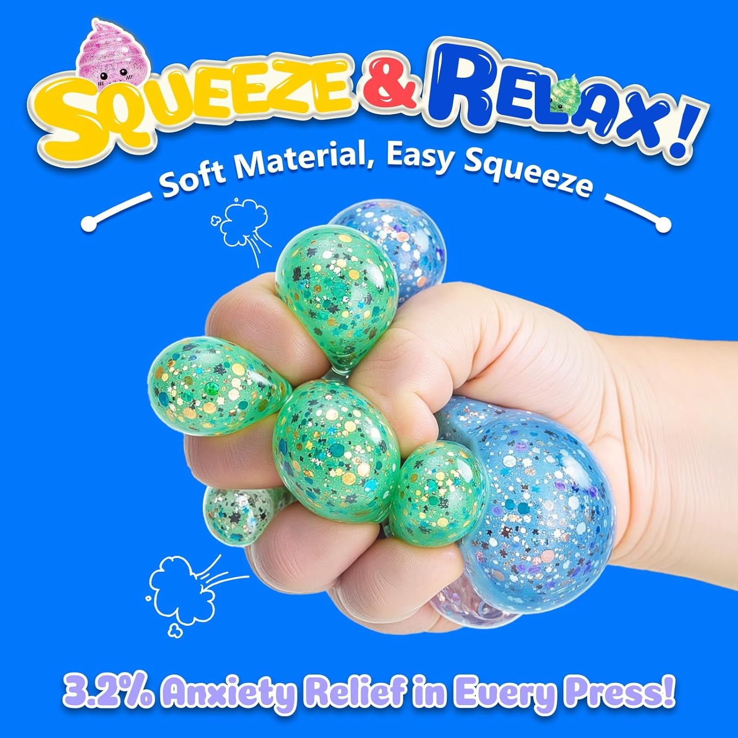 Novelty Squishy Poo Stress Bal - Kids' Toy ulasan dan harga