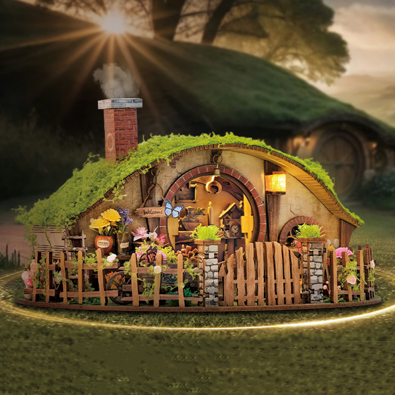 Wooden DIY Magic Ring Dollhous - Kids Toys 10 Year Old ulasan dan harga