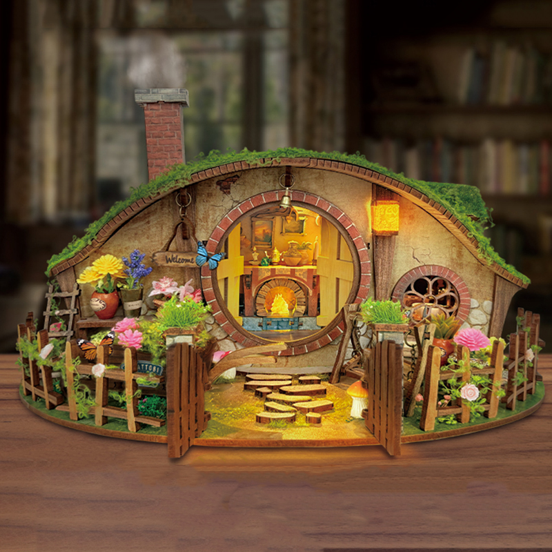 Wooden DIY Magic Ring Dollhous - Kids Toys 10 Year Old ulasan dan harga