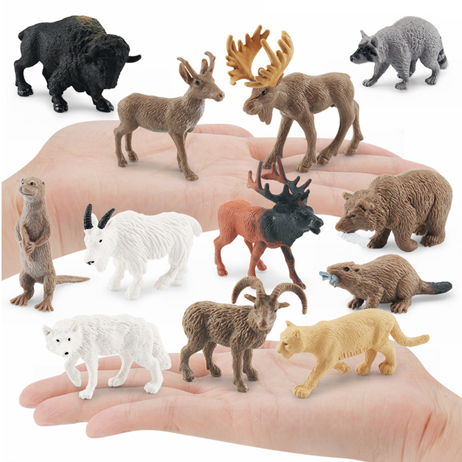 Realistic North American Anima - Kids Toys Under 1 Year ulasan dan harga