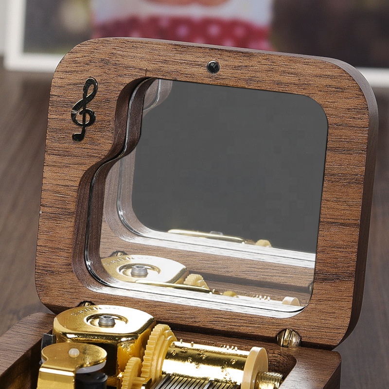 Natural Wooden Music Box Gold- - Kids Toys Manufacturers ulasan dan harga