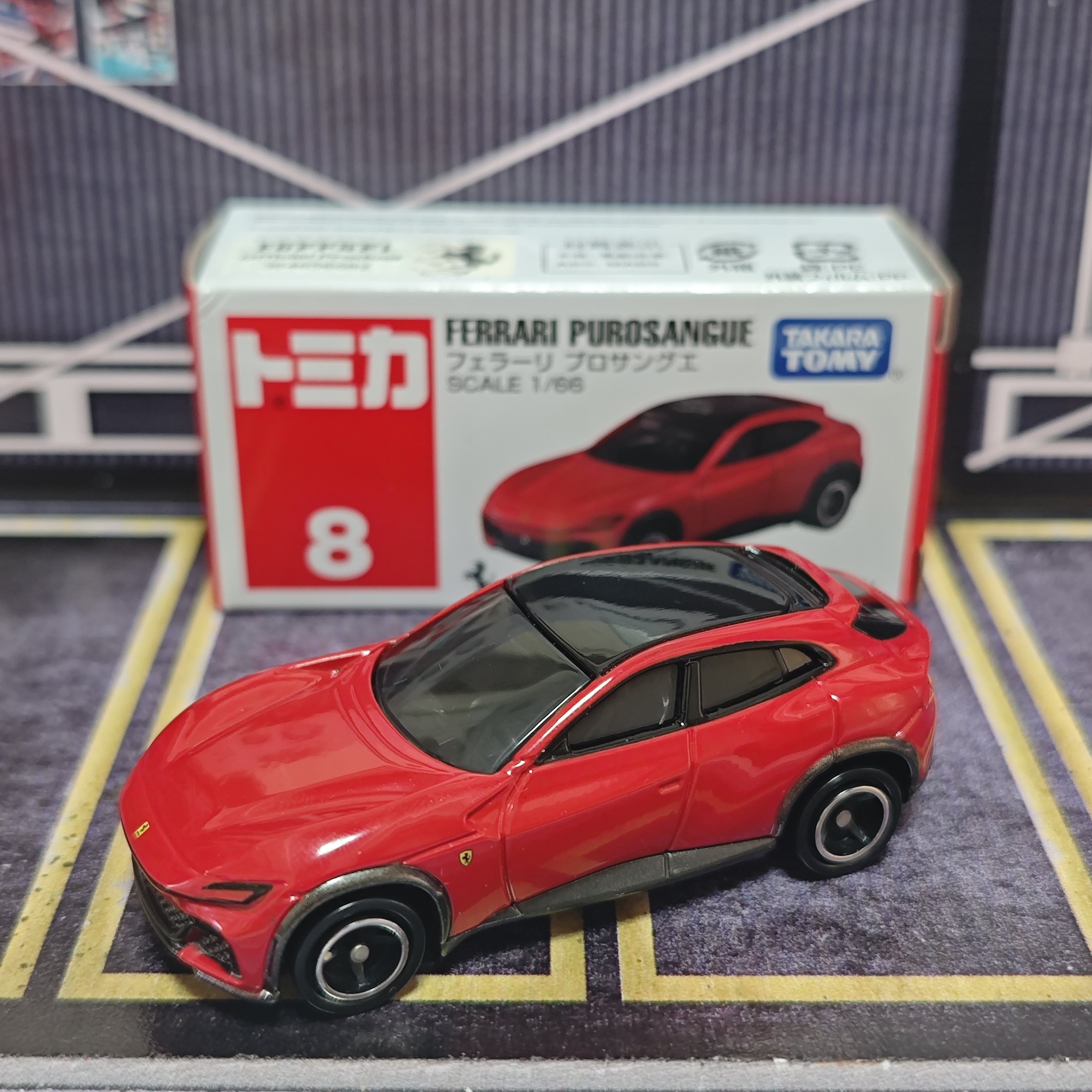 Takara Tomy Tomica No.8 Ferrar - Kids' Toy ulasan dan harga