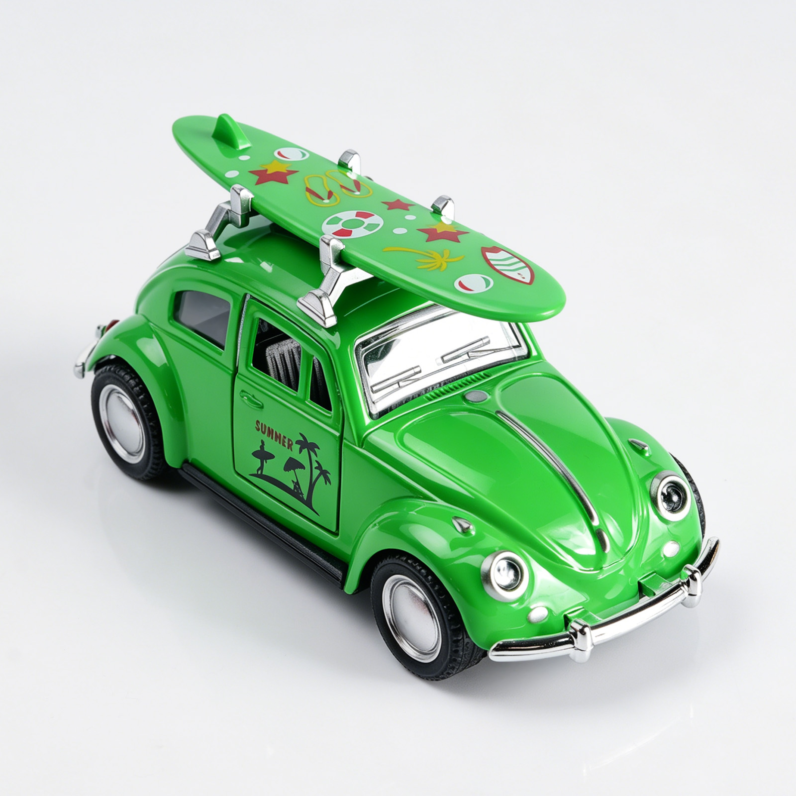 Retro Green Beetle Diecast Car - Kids' Toy ulasan dan harga