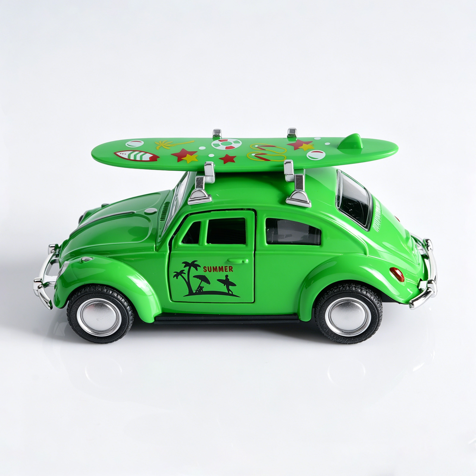 Retro Green Beetle Diecast Car - Kids' Toy ulasan dan harga