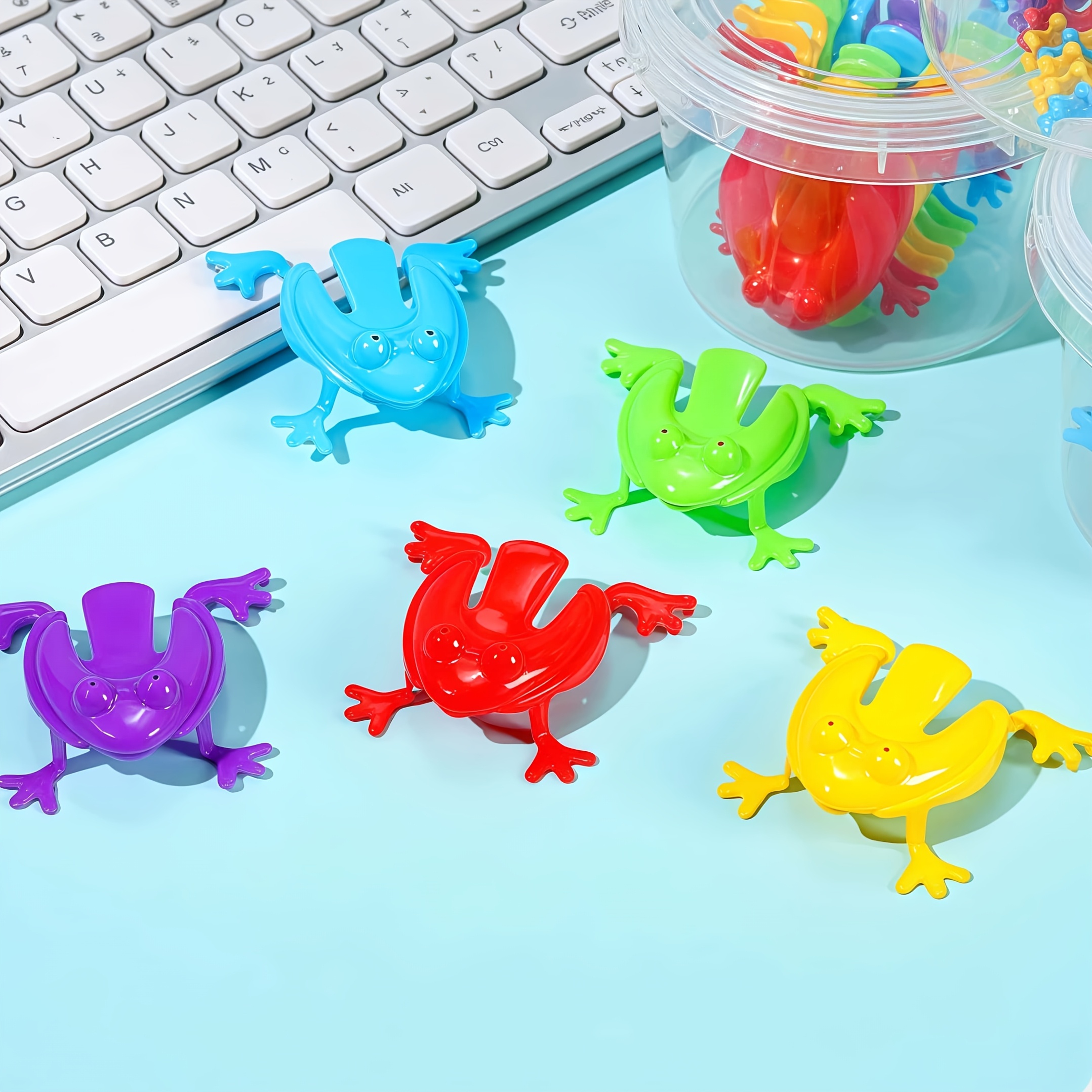 12pcs Jumping Frog Fidget Toys - Kids Toys And Games ulasan dan harga
